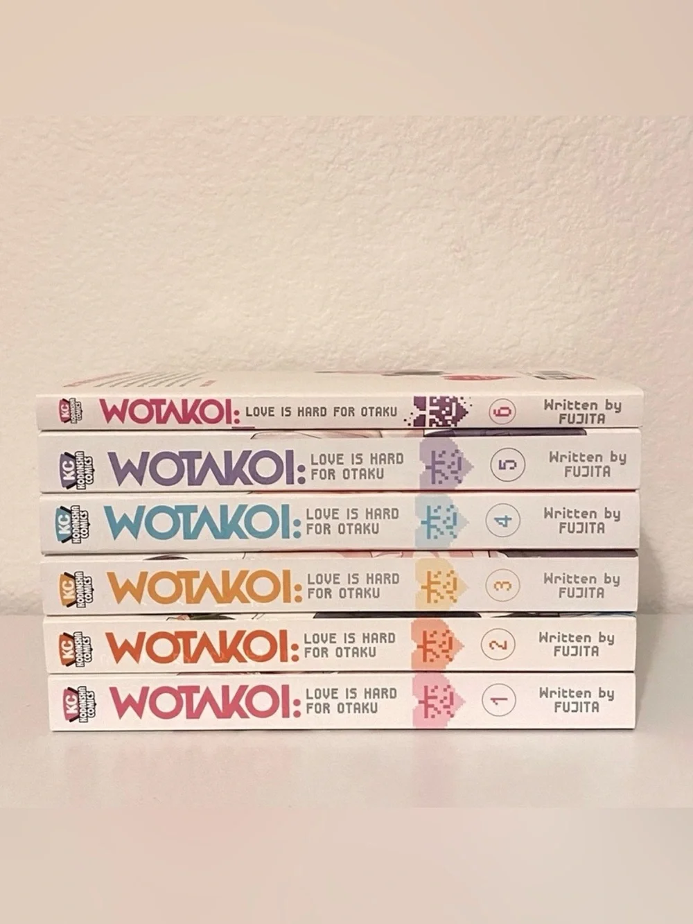 Brand-New Wotakoi Love Is Hard For Otaku Complete Manga Book Series Volumes 1-6